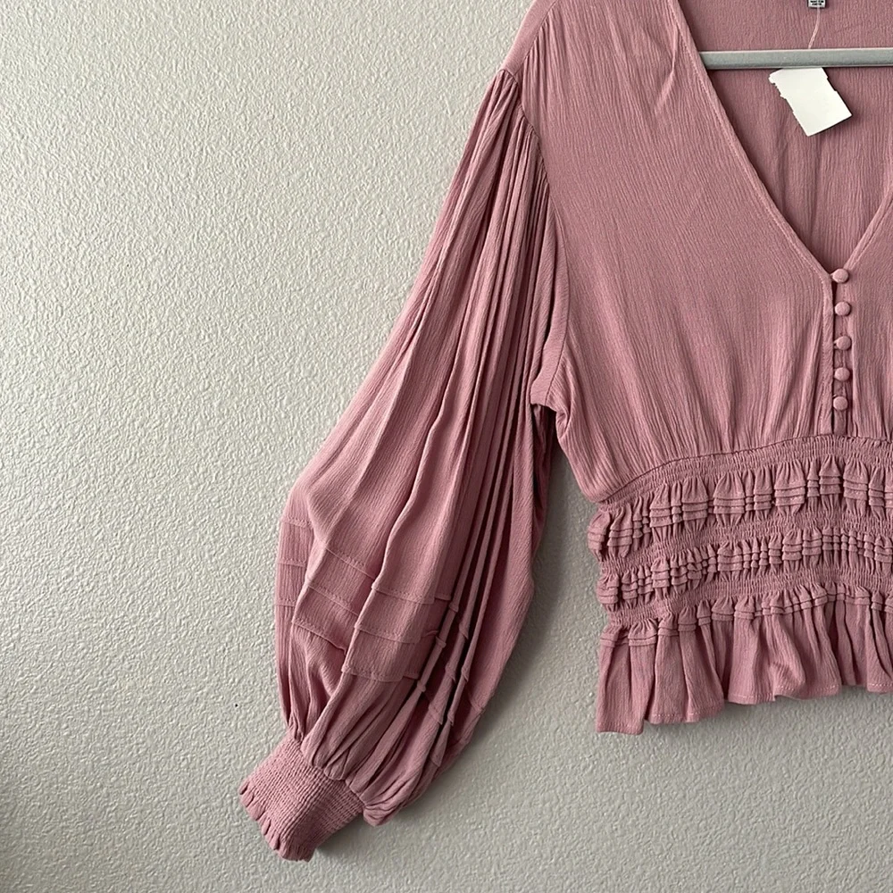 Peasant Ruffled Top - Picture 2 of 6